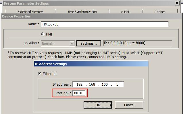 cmt-svr/cmt-d090 Quick-Start Guide 19 HMI/RMI5001 Requesting Register Data from a cmt-svr If an HMI or RMI5001 needs to collect register data from a cmt-svr, the setup is similar.