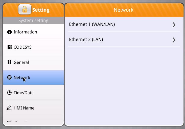 168.100.1. The IP addresses of Ethernet 1 and Ethernet 2 must be on the separate subnets.