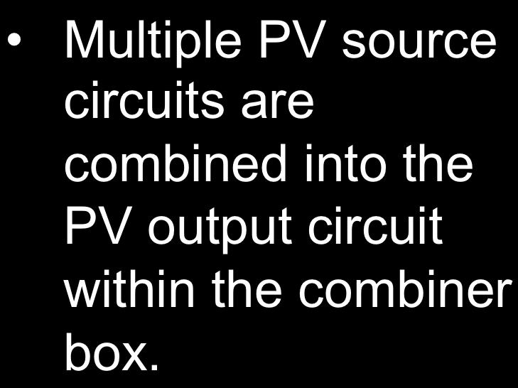 Multiple PV source