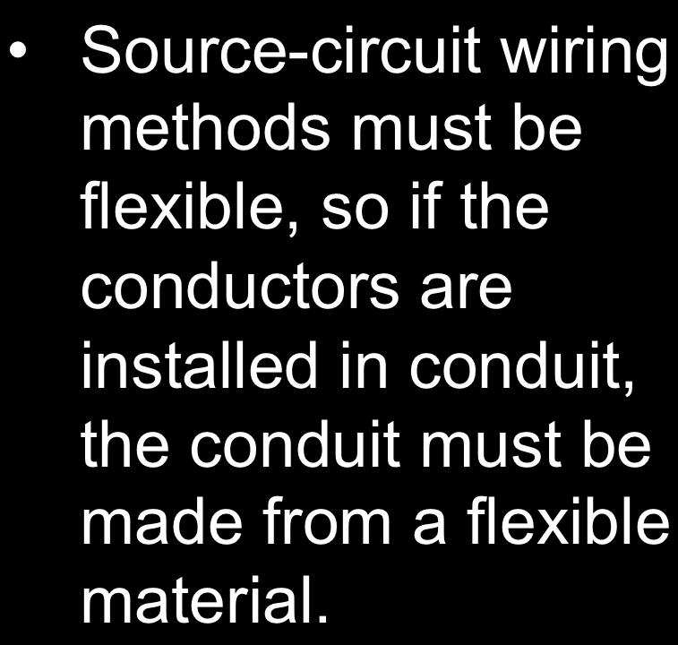 Source-circuit wiring methods must