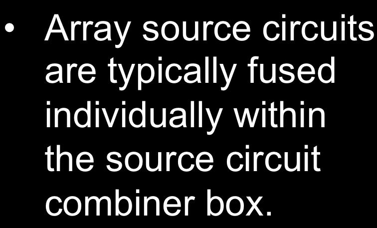Array source circuits