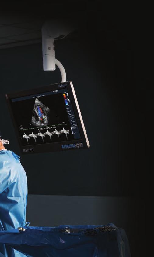 Bright, wide illumination of the surgical spot The M-Series delivers