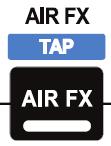 12 - USING THE AIR CONTROL 12.1 In the DJControl Jogvision software control panel, make sure that the proximity sensor (air control) is enabled. 12.2 Make sure that the AIR FX button for the corresponding deck is lit up.