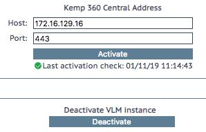 17 License a LoadMaster with a Local License 2. Click Deactivate. 3. When the license is killed, the VLM automatically reboots.