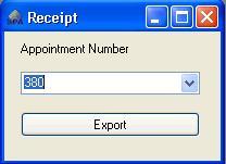 If you are integrated with our POS software, you can send a receipt to the POS system. To do so, click Receipt in the drop down list.