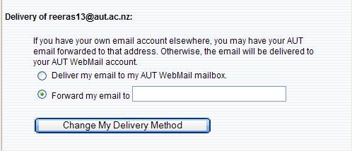STUDENT E-MAIL Your AUT email address is: yourlogin@aut.ac.nz e.g. if your login is abc1234 then your email would be abc1234@aut.ac.nz Webmail is a web-based email which means that it can be accessed from anywhere as long as you have internet access.