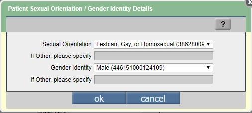 Patient Sexual Orientation/Gender