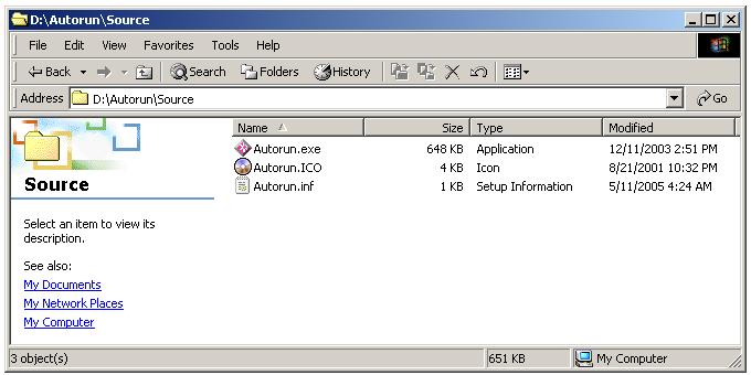 3.4 Instructions of Autorun Manager 3.4.1 Start from Source