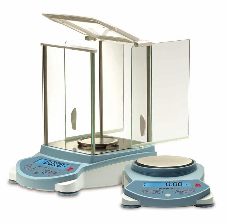 Adventurer TM Pro Analytical and Precision Balances Adventurer TM Pro Analytical and Precision Balances The Ohaus Adventurer TM Pro The Most Complete Balance in Its Class!