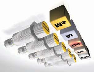 Inductive Sensors - Section Factor 1 The innovative sensors detect materials such as iron,