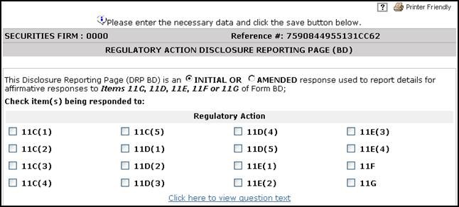 Completing a Disclosure Reporting Page (DRP) (continued) Click the Create New button, located at the bottom of the screen, to enter a new DRP.