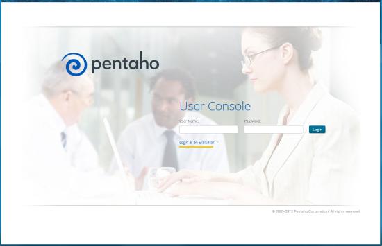 Quick Tour of the Pentaho User Console If you use file management tools or any web browser, you should feel right at home with the User Console.