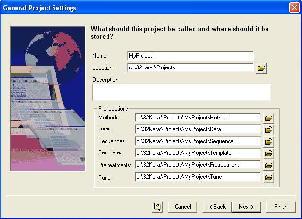 System Administration Wizard Figure 3.1 Enterprise Setting the Project Name Additional Project Settings 1 Click Next to specify audit trails for this project.