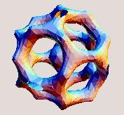 Implicit surfaces F(x,y,z) = 0 sphere: metaballs: Examples: http://iat.ubalt.edu/summers/math/platsol.