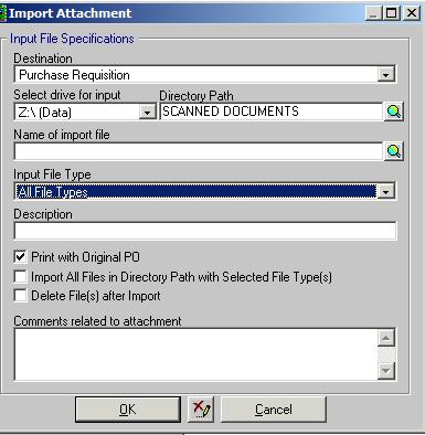 Whenever the dialog is initiated, it will now default to the particular user s designated default attachments folder (Drive and Directory), if they have one.