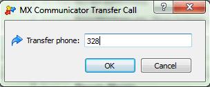 5. To transfer the call on hold to the person on an active call, click on the arrow next to the button and select the desired call from the list. 6.