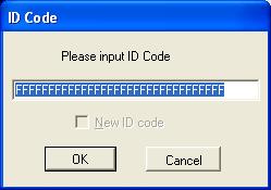 Getting started 6 When the ID Code dialog box is displayed, enter the hexadecimal ID security code for the flash memory.