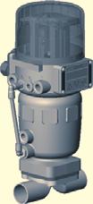 Type 8630 works as an electropneumatic positioner for pneumatically actuated control valves with piston actuators, e.g.