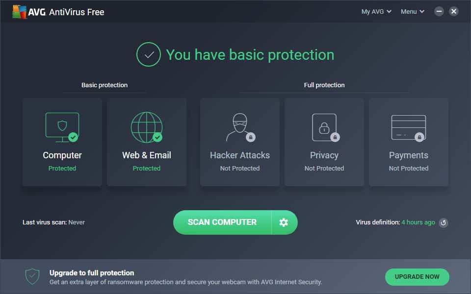 AVG Free Antivirus Summary AVG Free Antivirus is, as its name suggests, a free antivirus product. It advertises additional features found in AVG s paid Internet Security suite.