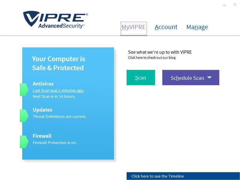 VIPRE Advanced Security Summary VIPRE Advanced Security is a paid-for security suite with additional features such as a firewall.