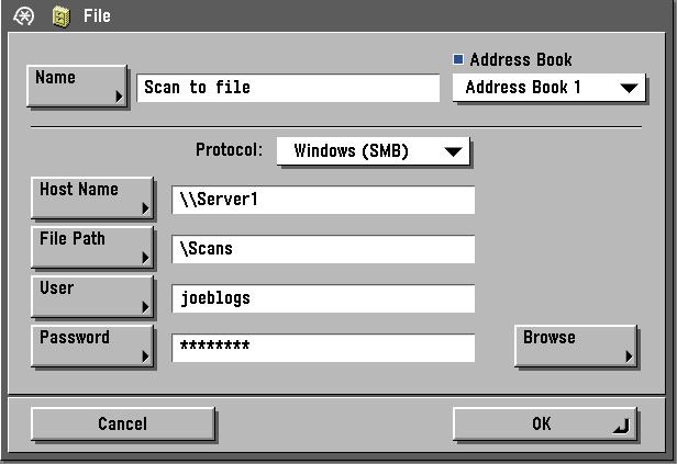 Enter a Name and then select SMB as the Protocol.