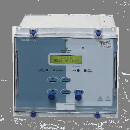 7SG11 Argus Overcurrent Protection Relay Monitoring Functions Analogue values can be displayed in primary or secondary quantities on the LCD screen.