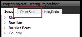Step 3: Go into the Drum Sets tab, and find the drumset you just imported and click on the empty tick box next to it. The drumset is now available for use!