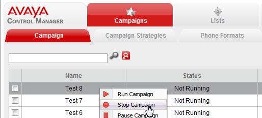 On the POM Management home page, click Campaigns. 2.