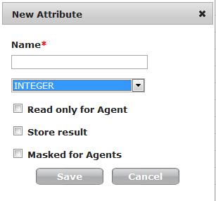 Adding a new attribute 1. On the POM Management home page, click Scripts & Codes > Attributes. 2. Click Add 3. Perform the following actions: a. In the Name field, enter the name of the attribute. b.