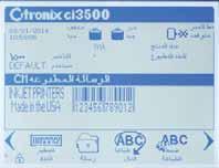 variety of linear barcodes and 2D DataMatrix PixelPlus unique software feature to change between small and large drops