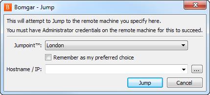 Use a Jumpoint for Unattended Access to Computers on a Remote Network Note: Jumpoint is only available for Windows systems. Jump Clients are needed for remote access to Mac or Linux computers.