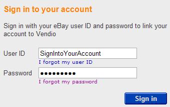 efficiently on the Vendio Platform. Set Your ebay Token 1.