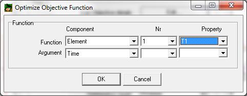 Optimization Objective The settings of the optimization are