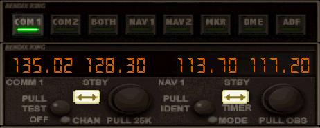 Available ATIS Recordings: Displays a tool-tip message with active ATIS frequencies.