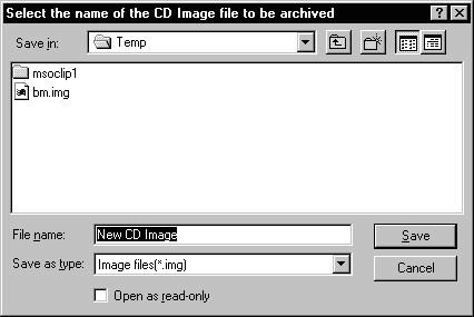 Check the Archive box in the Operations and options window. Ensure that no other boxes are checked.