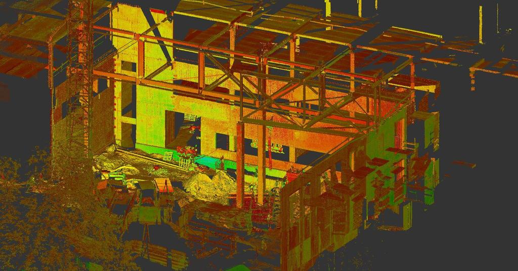 BUILDING CONTROL As construction progresses, laser scanning data can be used to compare the newly constructed work against the as-designed model or