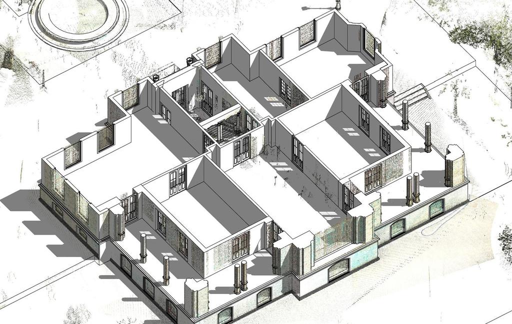 BIM Building information model Renovation - Inaccurate drawings; - No drawing at all; - Design from point cloud; - Accurate flor plans; - Accurate elevation views.