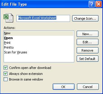 Screen 4.8 Excel Tip If the Excel output is selected, make sure that the results appear in a separate window (i.e. that MS Excel takes over). How?