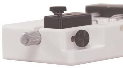 The opposing Transducer Safety Lock An added feature is a safety lock for the ultra sensitive force transducer.