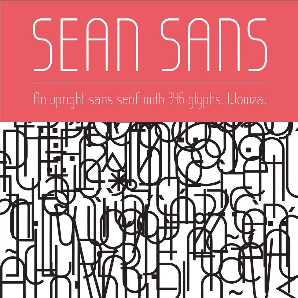 TYPEFACES - Sean Sans A self initiated project where I tried to create a simple, condensed, legible sans serif typeface.