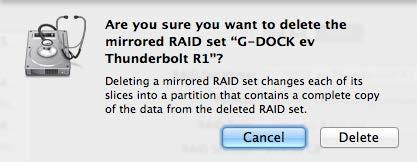 raid 1 delete Configuring with Disk Utility Delete RAID 1 Configuration The RAID deletion process
