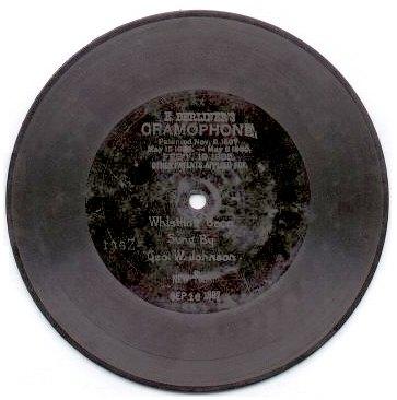 Phonographic Discs Emile Berliner: patents