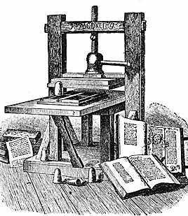 Printing Press Invented by Johann Gutenberg Invented in 1458 Wooden/metal