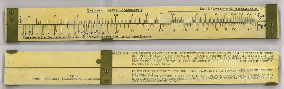Slide Rule Invented in 1632 Invented by William