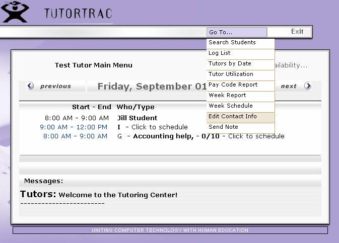 TUTOR ADMINISTRATIVE TASKS: How to Enter Subject Expertise: On the same page while you are changing your password, there is a list of classes and subjects in the