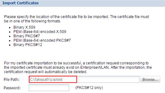 The exported certificate can be used by other devices, and once the devices have this certificate, they know