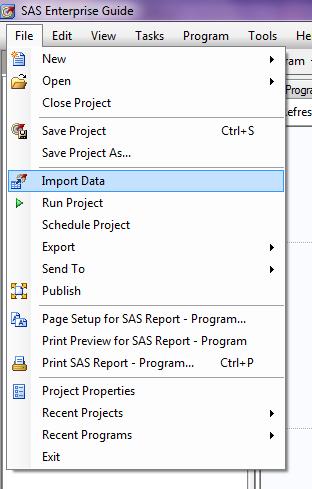 Creating SAS data sets from Excel