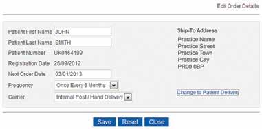 CooperVision ecommerce provides you with the tools to ship your orders directly to