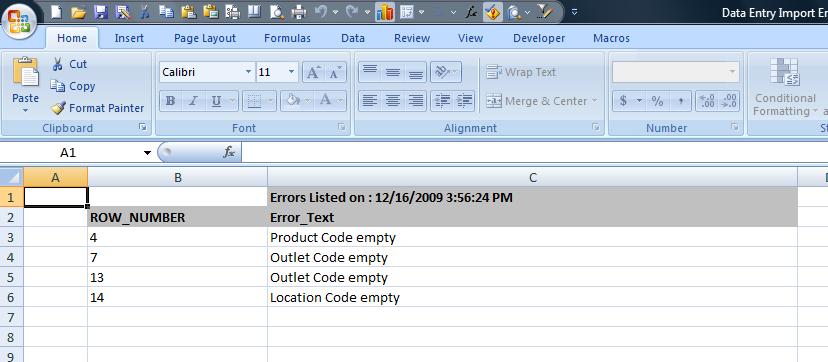 Data entry screen and invalid bservatins will be highlighted as shwn in the figure 4.8.6. 5.1.