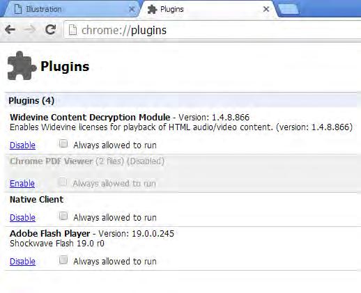 The Chrome PDF Viewer is a Plugin that you need to disable.